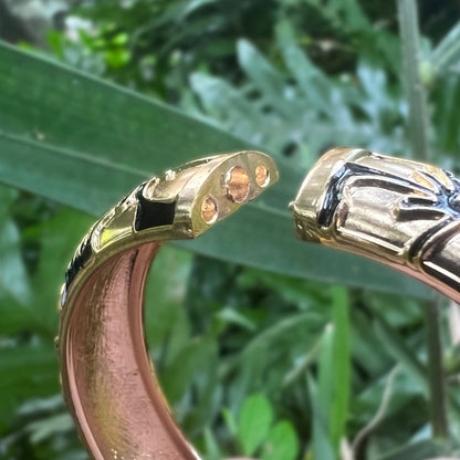 NEW! Puanani Hibiscus Flower Bangle Set of 2